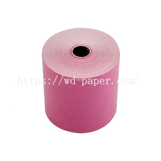 pink thermal paper