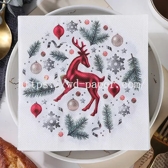 christmas party napkins