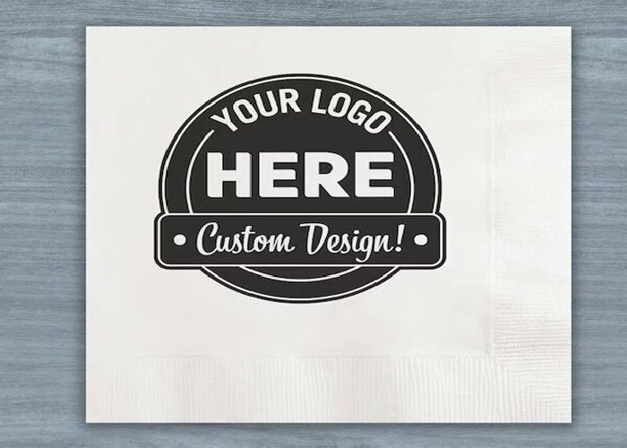paper napkin with logo show paper napkin with logo show
