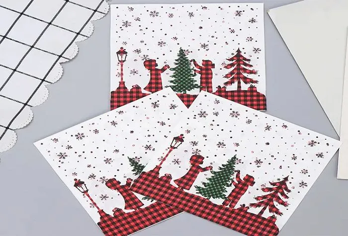 christmas dinner napkins christmas dinner napkins
