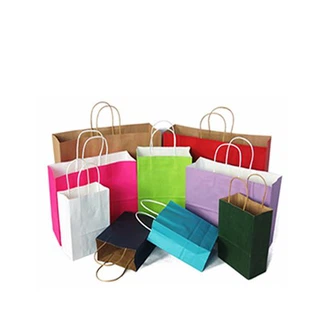 Colored Kraft Paper Bags